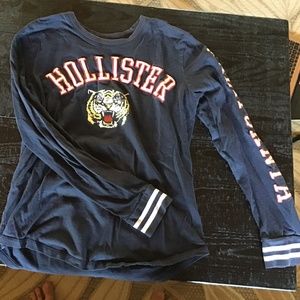 Hollister long sleeve graphic tee